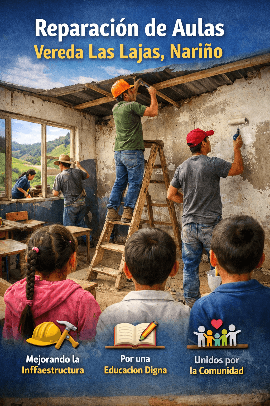 Reparación de Aulas Escolares – Vereda Las Lajas
